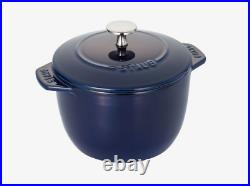 Staub Cocotte Rice Stove, Cast Iron, Dark Blue, 3.1 Qt