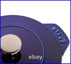 Staub Cocotte Rice Stove, Cast Iron, Dark Blue, 3.1 Qt