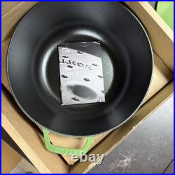 Staub Enameled Cast Iron Dutch Oven Round 5 Qt #26 Lime Green