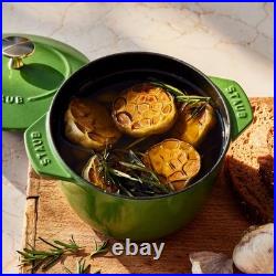 Staub Enameled Cast Iron Petite 1.5 QT French Oven, Pistachio