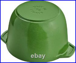 Staub Enameled Cast Iron Petite 1.5 QT French Oven, Pistachio