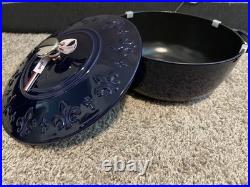 Staub French Oven Fleur Des Rois 3.6L Round Used Once, See Description