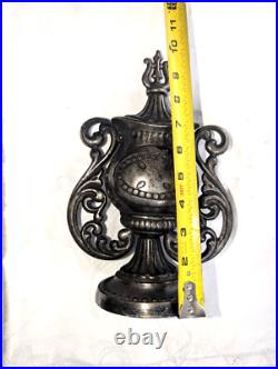 Stove Finial Glenwood 1908 Cast Iron High Heat Old Worn Silver Finish