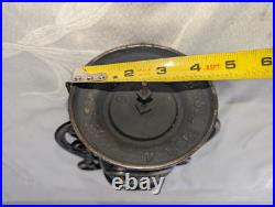 Stove Finial Glenwood 1908 Cast Iron High Heat Old Worn Silver Finish