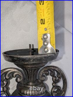 Stove Finial Glenwood 1908 Cast Iron High Heat Old Worn Silver Finish