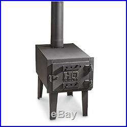 Strong Heavy Duty Galvanized Steel Outdoor Wood Stove 17.75x11.75