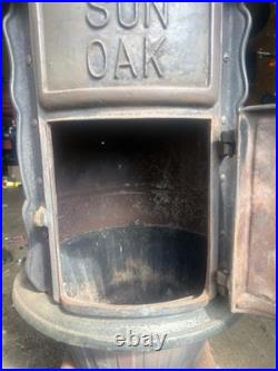 Sun Oak 15 Cast Iron Woodstove Freestanding Brown, Wood Fuel