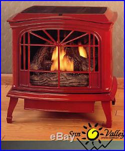 Sun Valley Cast Iron Gas Stove Heater Townsend II Fixed Front