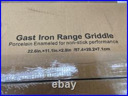 Thor Kitchen RG1032 11 Inch Wide Cast Iron Range Griddle Black