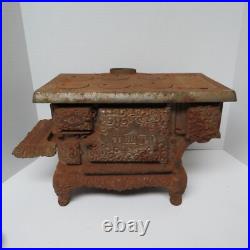 Triumph Range Salesman Sample Cast Iron Stove Rare Antique
