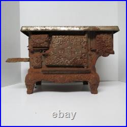 Triumph Range Salesman Sample Cast Iron Stove Rare Antique