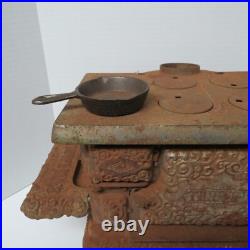 Triumph Range Salesman Sample Cast Iron Stove Rare Antique