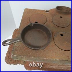 Triumph Range Salesman Sample Cast Iron Stove Rare Antique