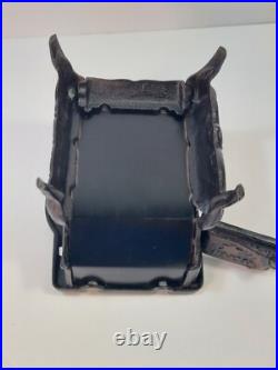 USA Stamp CRESCENT Miniature CAST IRON Stove Oven 17 Piece Toy Salesman Sample