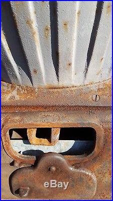 US Army Cannon Heater #20 Wood/Coal Potbelly Stove Cast Iron