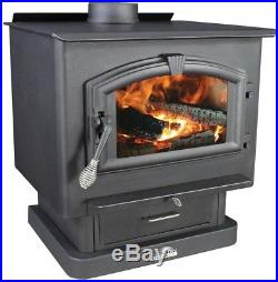US Stove 2,500 sq. Ft. EPA Certified Wood-Burning Stove with Blower