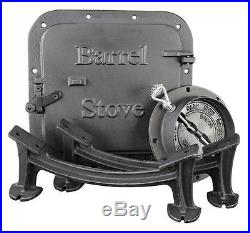 US Stove BSK1000 Cast Iron Barrel Stove Kit New