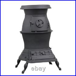 US Stove Company, Caboose Potbelly Coal Stove, Heat Output 80000 Btu/hour