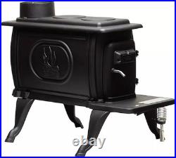 US Stove Company Rustic 900 sq ft Certified Cast Iron Construction Wood Burning