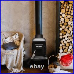 US Stove Company Rustic 900 sq ft Certified Cast Iron Construction Wood Burning