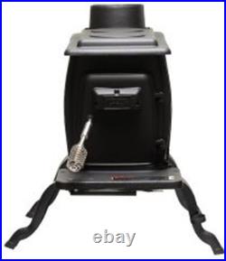 US Stove Company Rustic 900 sq ft Certified Cast Iron Construction Wood Burning