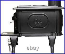 US Stove Company Rustic 900 sq ft Certified Cast Iron Construction Wood Burning