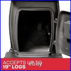 US Stove Logwood (900 sq). Ft. 2020 EPA Certified Cast Iron Wood-Burning Stove