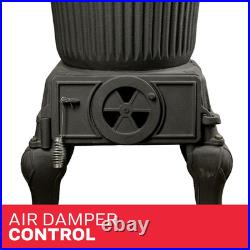 US Stove SR57E Rancher Cast Iron Wood Stove Reliable and Efficient Heat