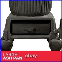 US Stove SR57E Rancher Cast Iron Wood Stove Reliable and Efficient Heat