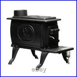 US Stoves 900 Square Foot Log Wood Stove. Modern 2020 EPA certified Stove