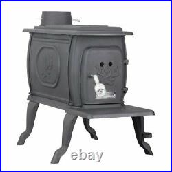 US Stoves 900 Square Foot Log Wood Stove. Modern 2020 EPA certified Stove