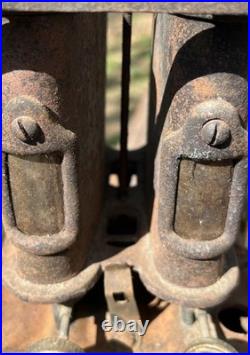 Union Kerosene Sad Iron Stove Double Burner Antique