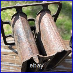 Union Kerosene Sad Iron Stove Double Burner Antique
