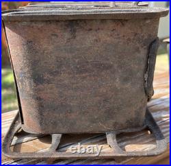 Union Kerosene Sad Iron Stove Double Burner Antique