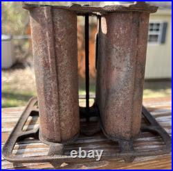 Union Kerosene Sad Iron Stove Double Burner Antique