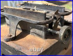 Union Kerosene Sad Iron Stove Double Burner Antique