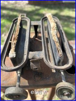 Union Kerosene Sad Iron Stove Double Burner Antique