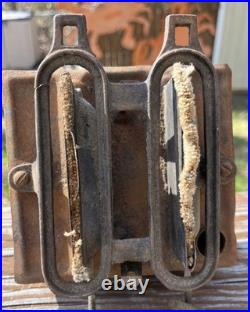 Union Kerosene Sad Iron Stove Double Burner Antique