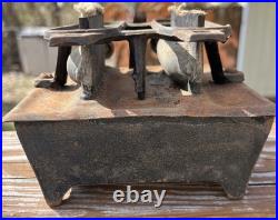 Union Kerosene Sad Iron Stove Double Burner Antique