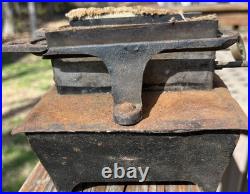 Union Kerosene Sad Iron Stove Double Burner Antique