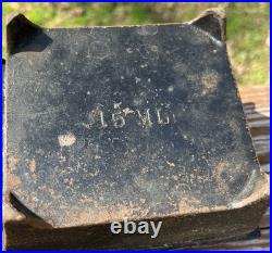 Union Kerosene Sad Iron Stove Double Burner Antique