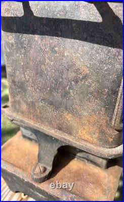 Union Kerosene Sad Iron Stove Double Burner Antique