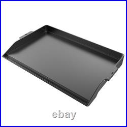 Utheer 23 x 16 Cast Iron Griddle for Gas Grill and Stove Top, Universal Fla