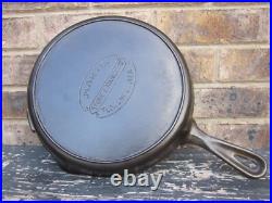 VERY RARE Martin Stove & Range #8 Cast Iron Safety Skillet Restored Seasoned