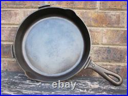 VERY RARE Martin Stove & Range #8 Cast Iron Safety Skillet Restored Seasoned