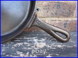 VERY RARE Martin Stove & Range #8 Cast Iron Safety Skillet Restored Seasoned
