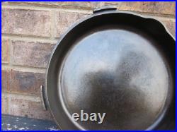 VERY RARE Martin Stove & Range #8 Cast Iron Safety Skillet Restored Seasoned