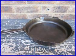 VERY RARE Martin Stove & Range #8 Cast Iron Safety Skillet Restored Seasoned