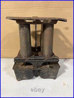 VINTAGE CAST IRON SAD IRON UNION HEATER STOVE GARDNER NOT Tested