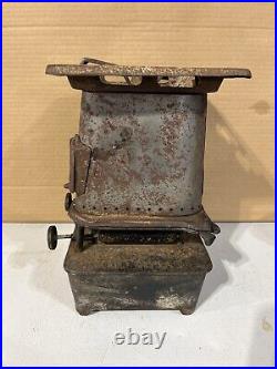 VINTAGE CAST IRON SAD IRON UNION HEATER STOVE GARDNER NOT Tested